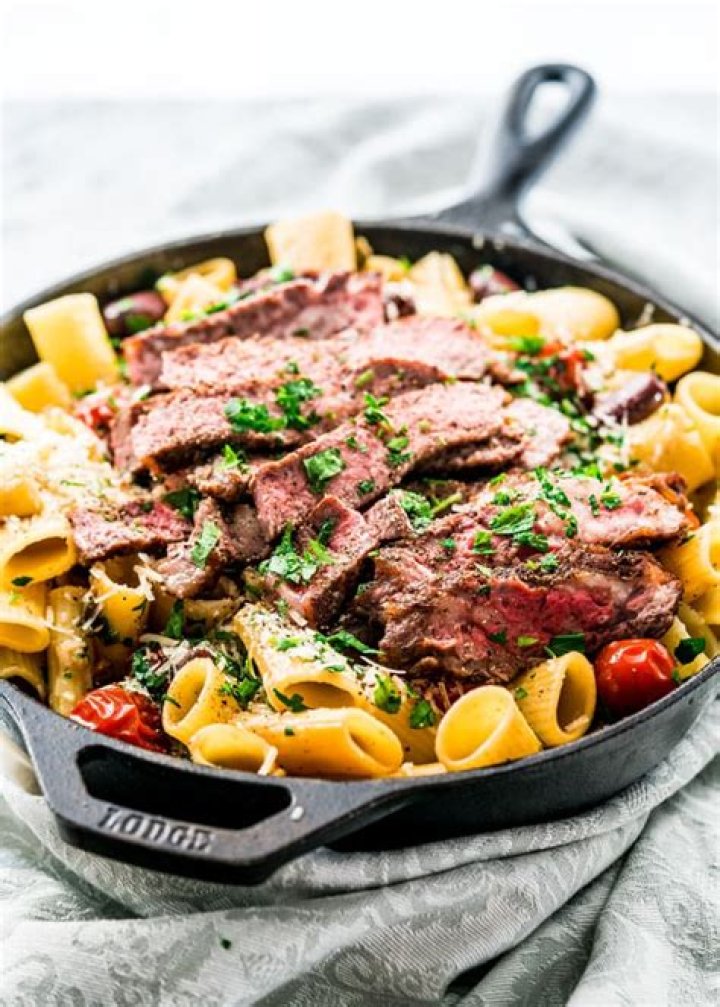 Ribeye Steak Pasta Puttanesca Jo Cooks