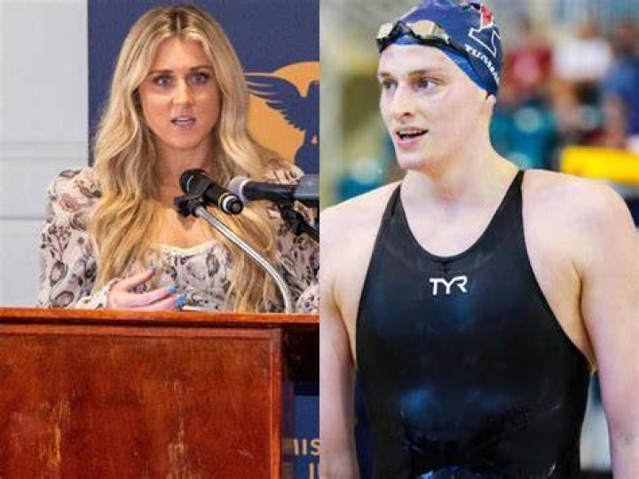 Riley Gaines prepares to swim in Olympic Trials USA TODAY High School