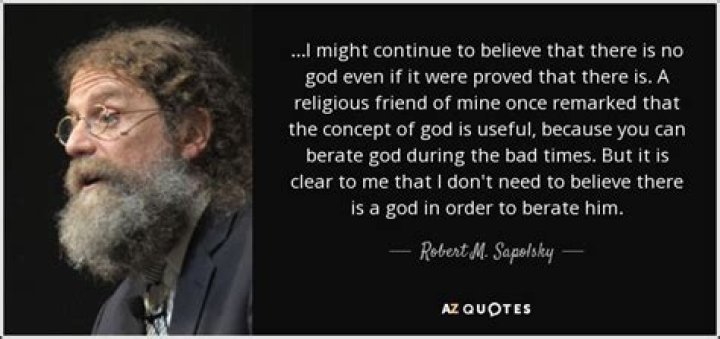 Robert Sapolsky Doesn&rsquo;t Believe in Free Will. (But Feel Free to