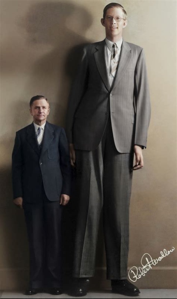 Robert Wadlow The tallest man in history seen through stunning