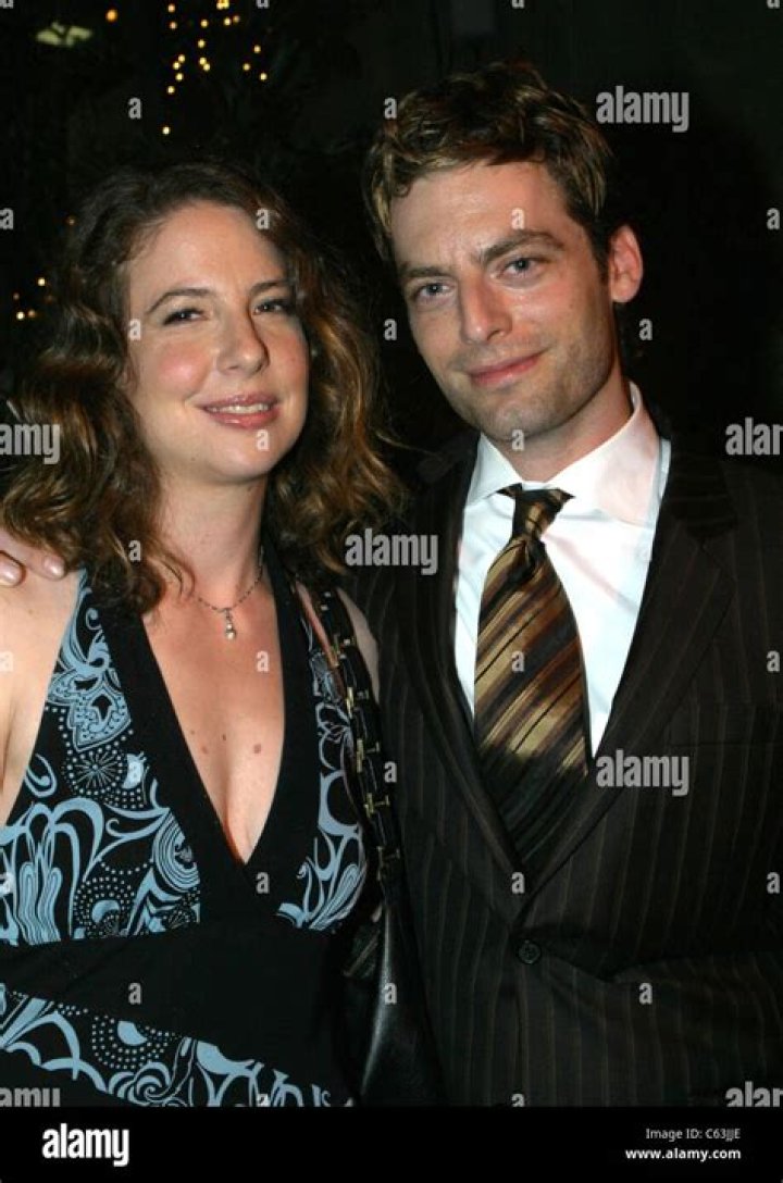 Robin Weigert y Justin Kirk PreEmmy en la recepci&oacute;n en el restaurante