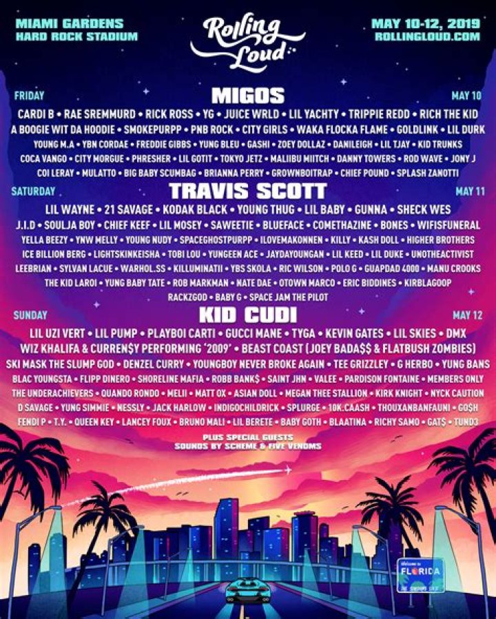 Rolling Loud 2019 Lineup