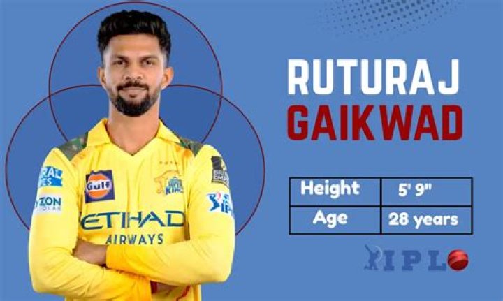 Ruturaj Gaikwad Height, Age, Net Worth, Wife, Family, Career, IPL, And More