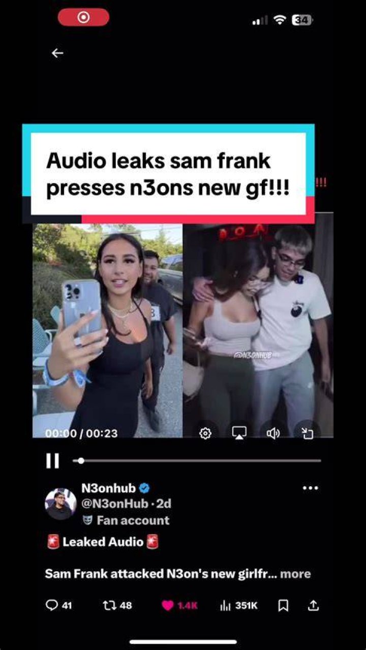 Sam Frank Leaked Video TikTok Scandal And Controversy