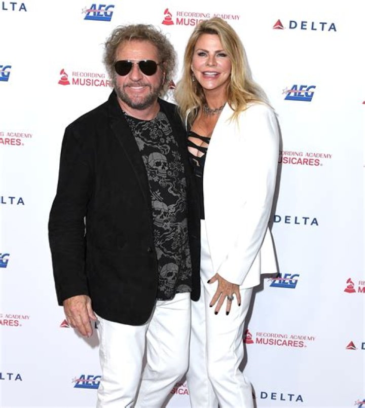 Sammy Hagar E Kari KarteHagar Fotografia Editorial Imagem de