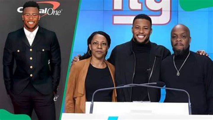 Saquon Barkley Parents Meet His Dad Alibay Barkley and Mom Tonya