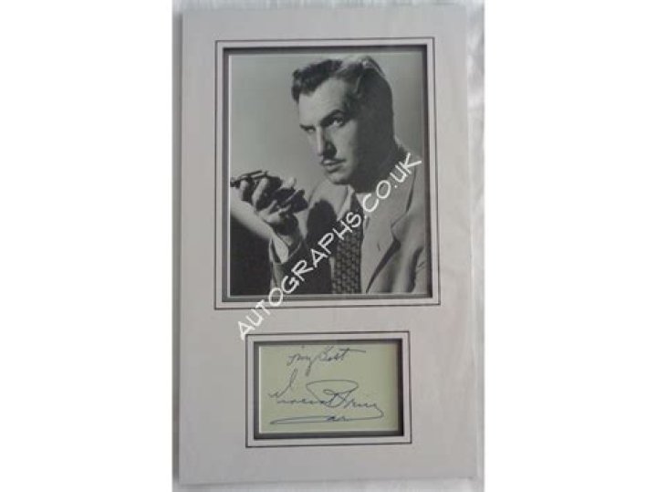 Signed Autograph VINCENT JanMichael