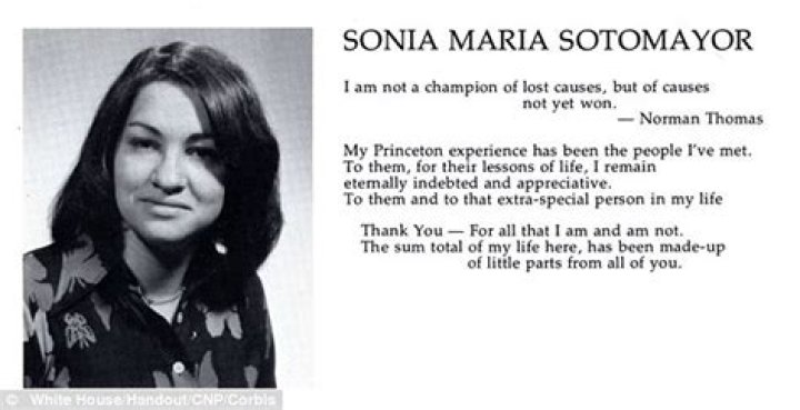 Sotomayor Rejected Quaaludes on Wedding Night NYMag