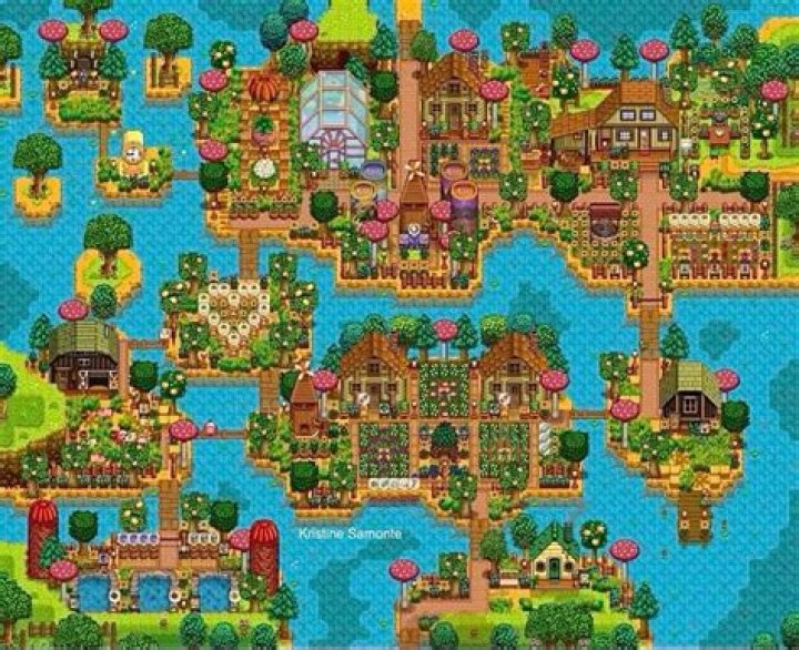Stardew Valley River Farm Setup