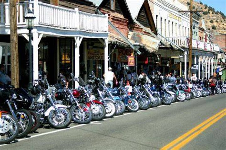 Street Vibrations in Virginia City Nevada Photograph by Brad Scott