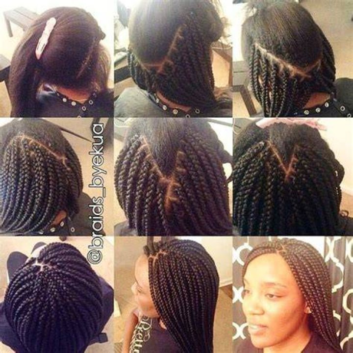 SUPER EASY BOX BRAIDS TUTORIAL Rubber Band Method OhhNaaa YouTube