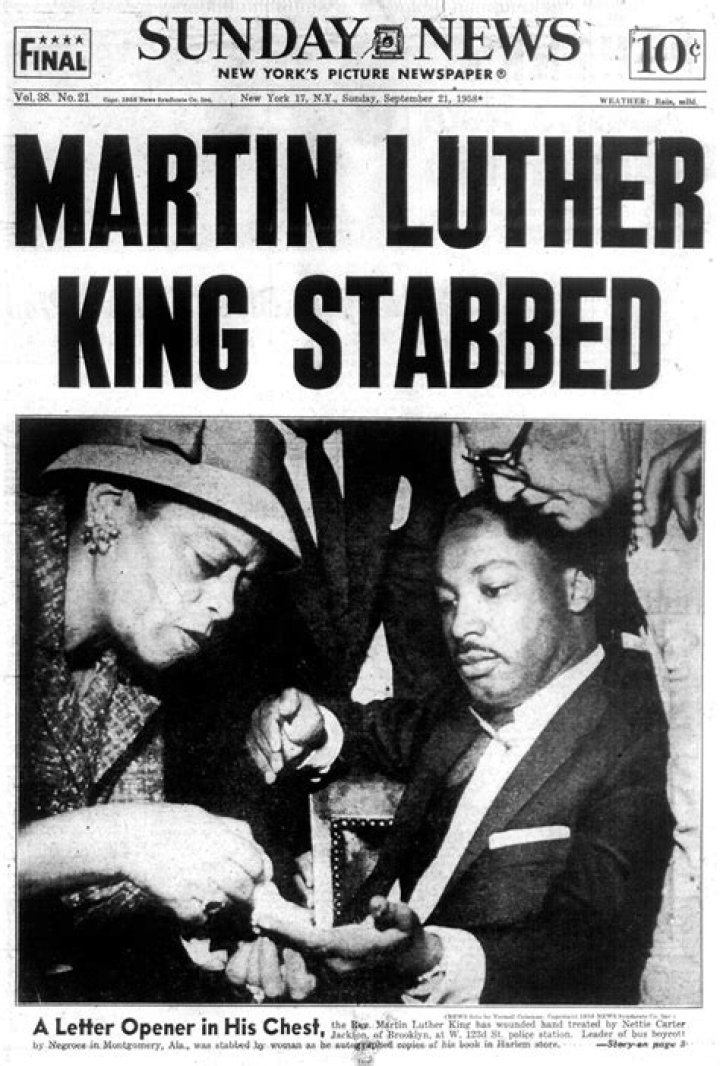 The 1958 stabbing that nearly killed Dr. Martin Luther King, Jr