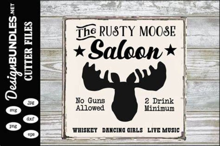 The Rusty Moose Saloon SVG