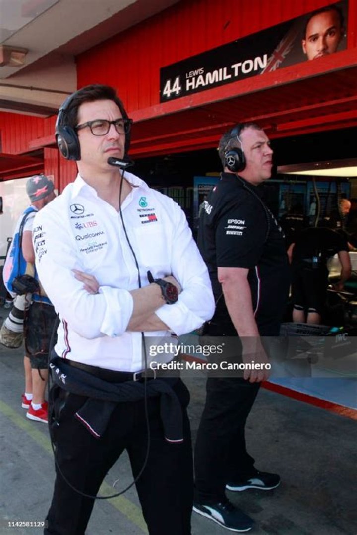 Toto Wolff, Mercedes GP Executive Director with his wife Susie Wolff at