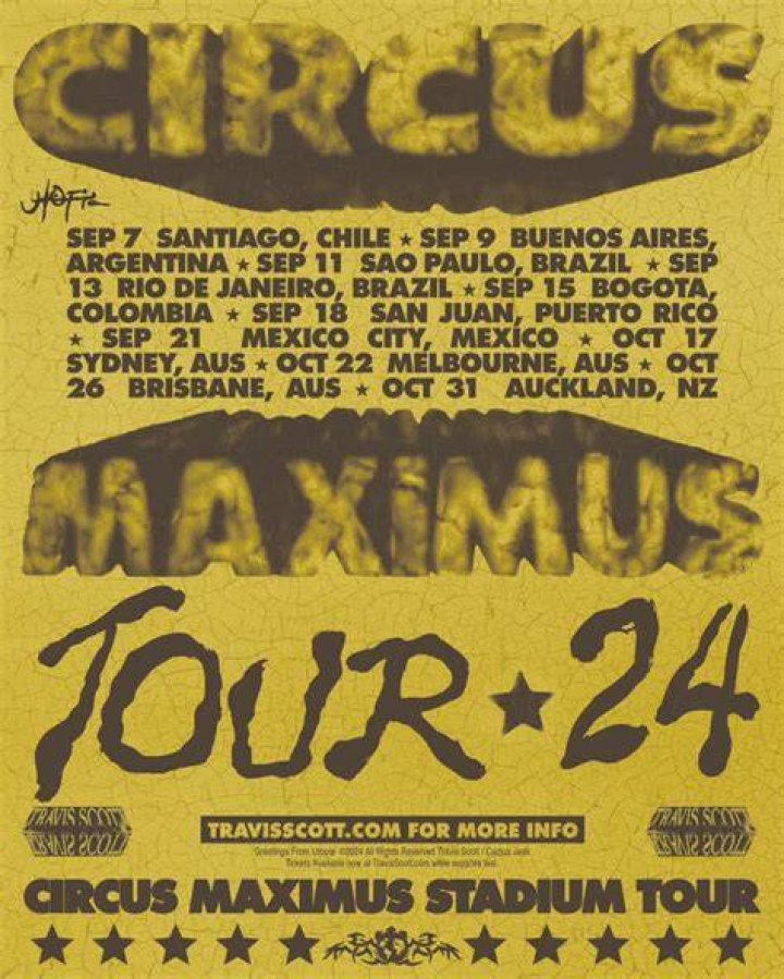 Travis Scott Bringing UTOPIA On The Road With Circus Maximus Tour ·