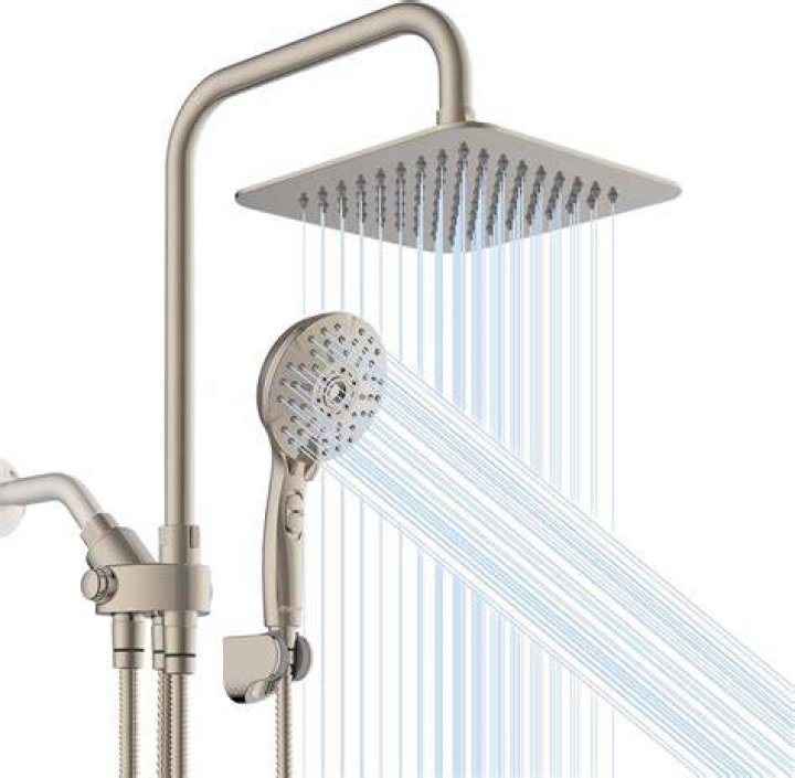 Trimble Dual Shower Head Shower System with Hand Shower Shower