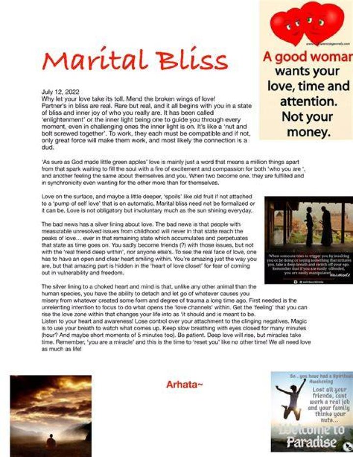 Uncovering Hidden Truths And Marital Bliss
