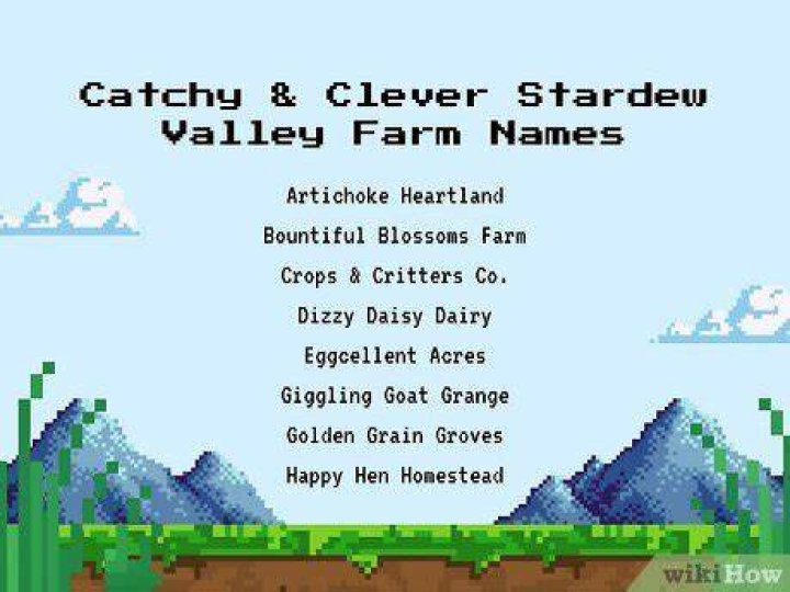 Unveiling Creative And Captivating Stardew Farm Names