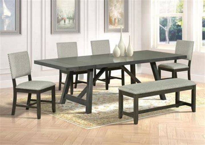 Urban Styles Furniture 2740 Encore Counter Height Dining Table, Black