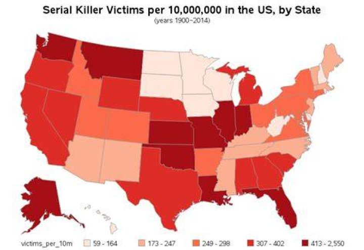 Us Serial Killer Map talkvamet