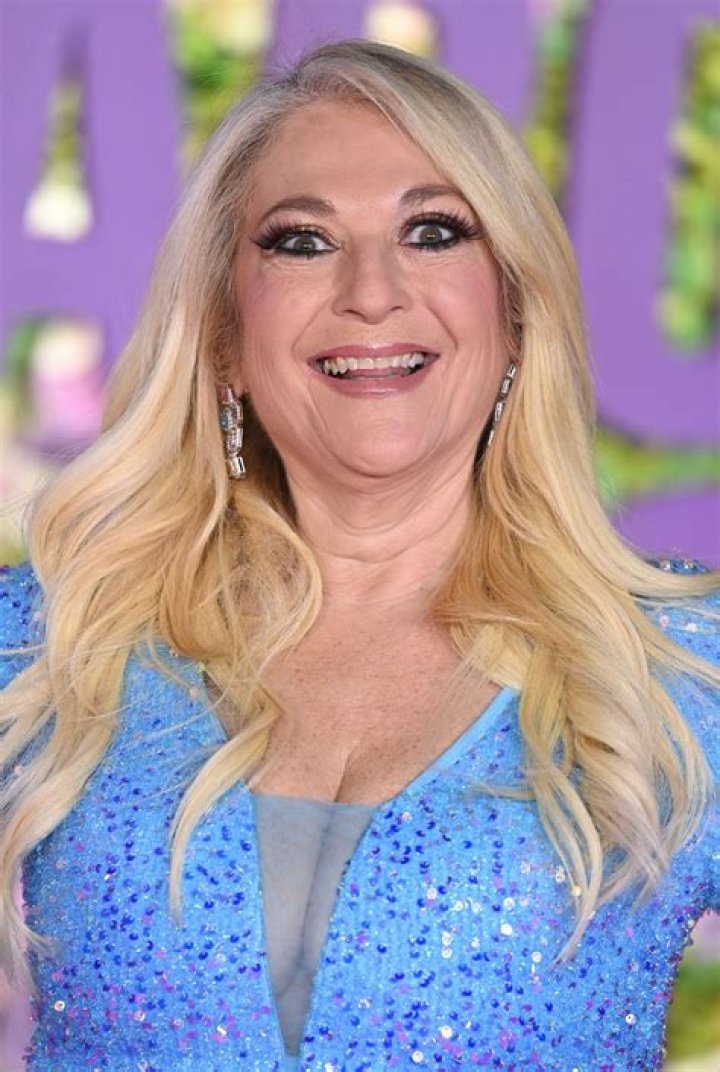 Vanessa Feltz stuns in sequin suit as she cosies up to