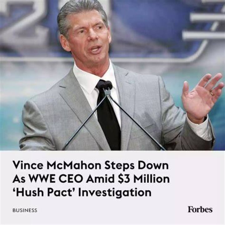 Vince McMahon Steps Down From W.W.E. Amid Misconduct Investigation