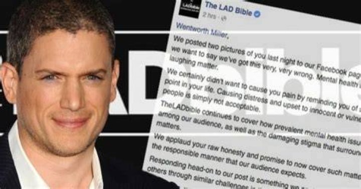 Wentworth Miller Suicide Confession After Fat-Shaming Meme Read Letter Hollywood Life |