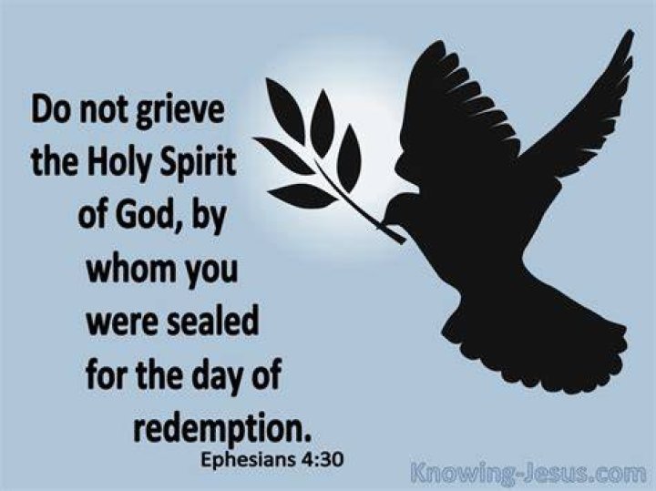 What does it mean to grieve the Holy Spirit (Ephesians 4:30)?