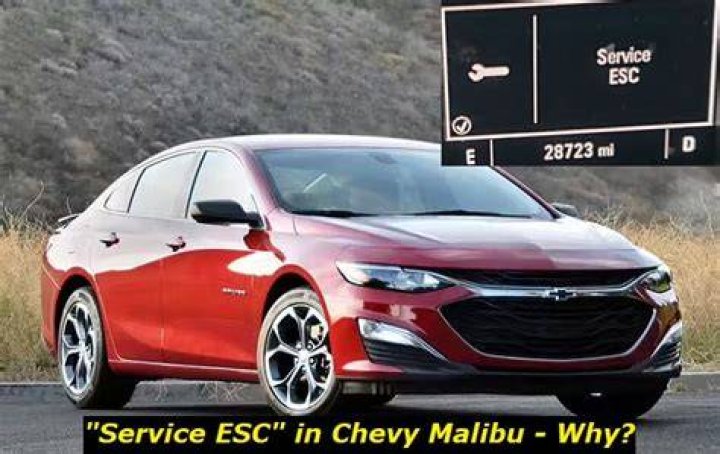 What is service ESC on Chevy Malibu? |