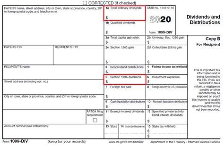 Where to report section 199A dividends on 1040?