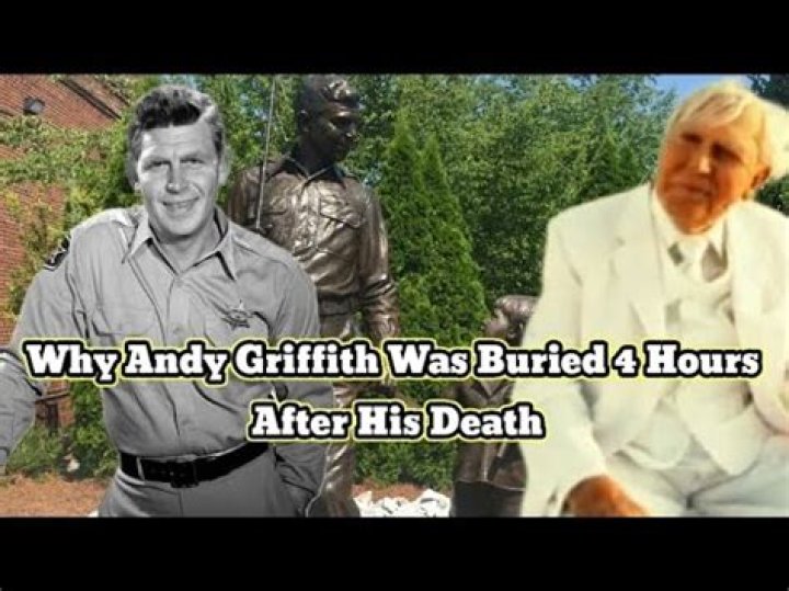Why Andy Griffith Was Buried 4 Hours After His Death