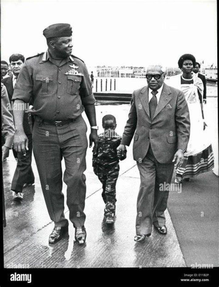 Young Idi Amin Dada with bride Idi amin, Ugandan, Dictator